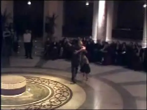 Video thumbnail for sergio natario y alejandra  arruè 4 gennaio 2009  tango al salone margherita