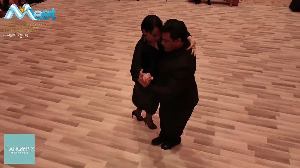 Video thumbnail for MEET TANGO FESTIVAL '24 - Carlos & Brigita Rodriguez - dance Rodolfo Biagi   Flor de Monserrat