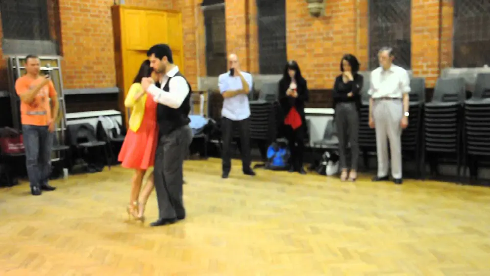 Video thumbnail for Cristian Petitto & Nayla Vacca. Classes ar Reading Tango Club. Changes in Dynamic & direction