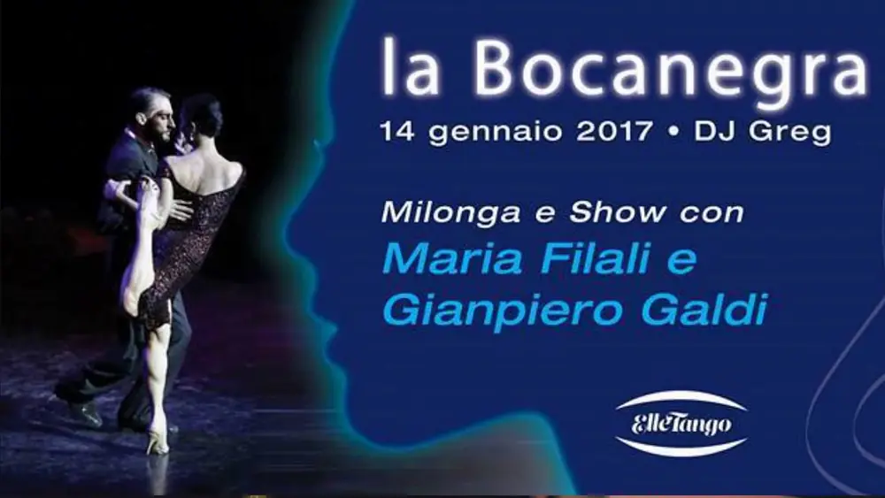 Video thumbnail for La Bocanegra y su tango: Maria Filali e Gianpiero Galdi show  4/4