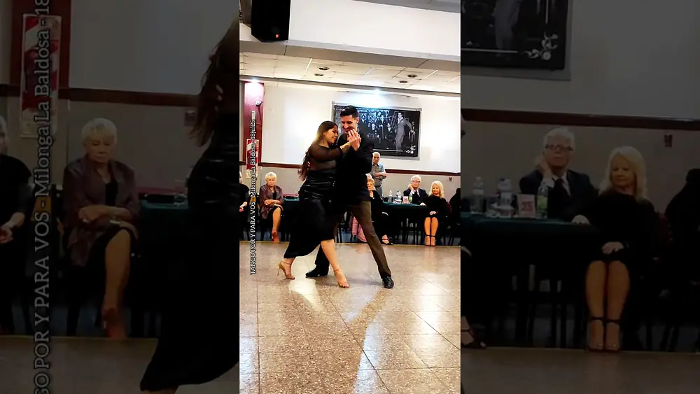 Video thumbnail of Belén Cabral y Fernando Ippólito. En el salón (Tanturi) Milonga La Baldosa 18jul25