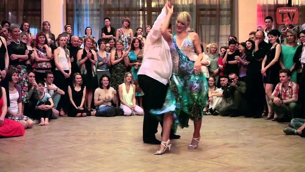 Video thumbnail for Alejandra Mantinian & Aoniken Quiroga, Moscow, (4-4), http://prisсhepov.ru, archive video, tango