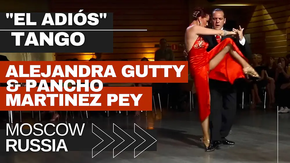 Video thumbnail for Alejandra Gutty & Pancho Martinez Pey, "El Adios", Pugliese - Maciel.