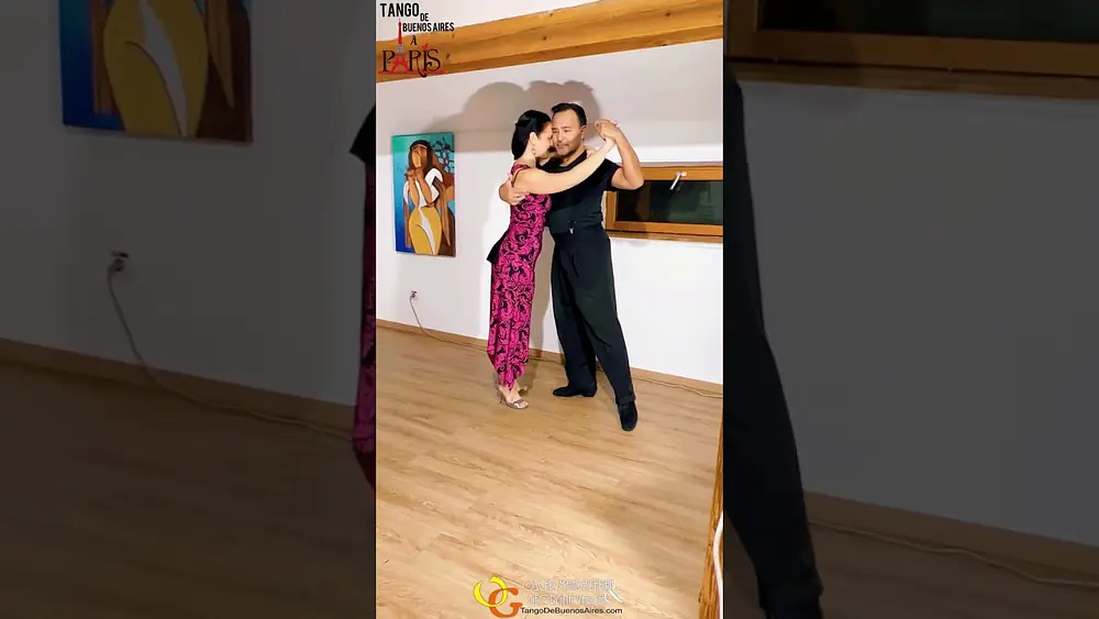 Video thumbnail for #milonga Musicality demo 2 Online lesson 7/11/2022 Georgina Vargas Oscar Mandagaran #tango #dance