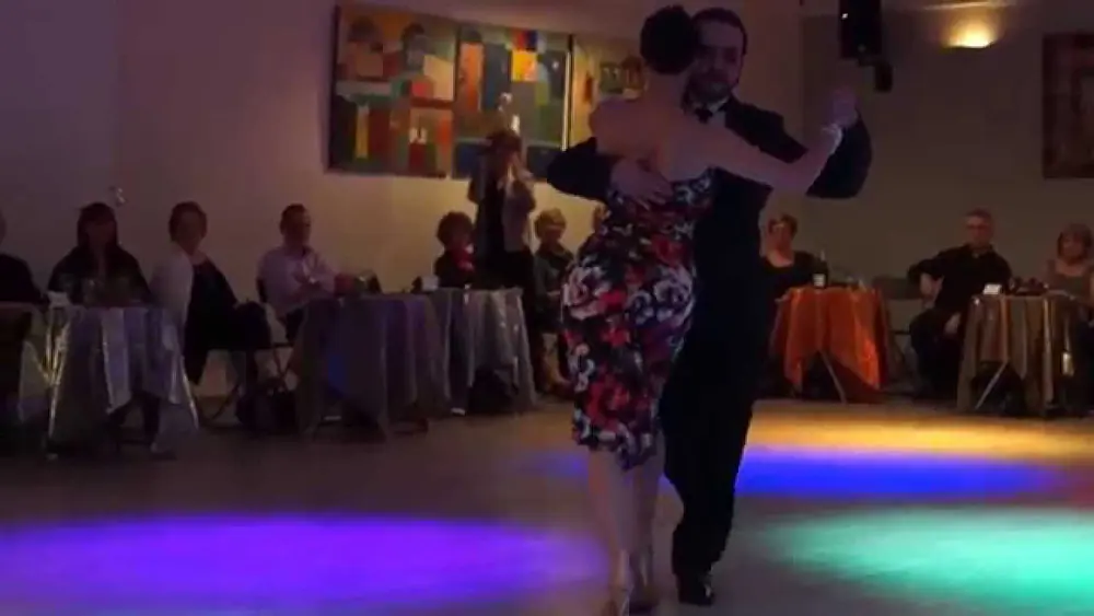 Video thumbnail for Maria Filali y John Zabala Tango Bailemos 1/4 Carlos Di Sarli 6/3/2015 La Pituca Montpellier