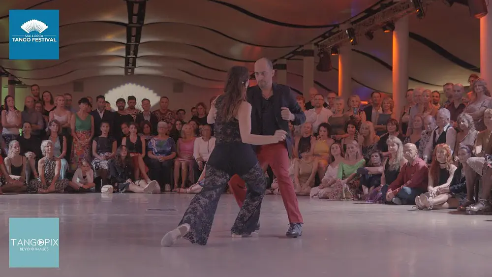 Video thumbnail for MALLORCA TANGO FESTIVAL '24 - Pablo Tegli & Emilie Caron dance  Sofiane Pamart - Noche