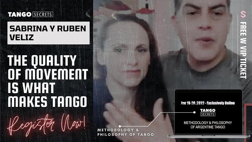 Video thumbnail for Ultimate Tango Wisdom presents Sabrina y Ruben Veliz - The quality of the movement makes Tango