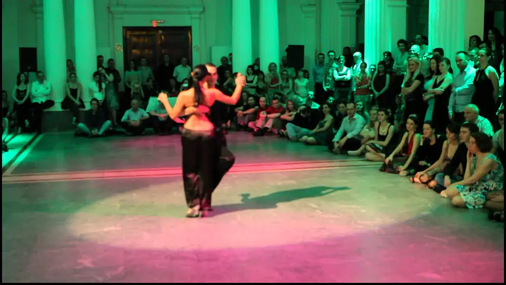 Video thumbnail for Bruno Tombari and Mariangeles Caamaño @ Belgrade Tango Encuentro 2013 (3/4)