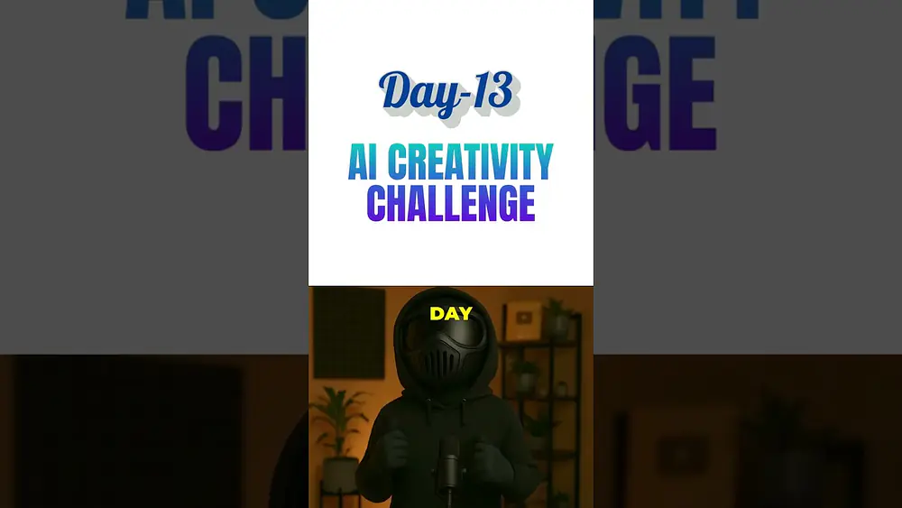 Video thumbnail of Day-13 AI Creativity Challenge | Byte Robo | #ai #aitools