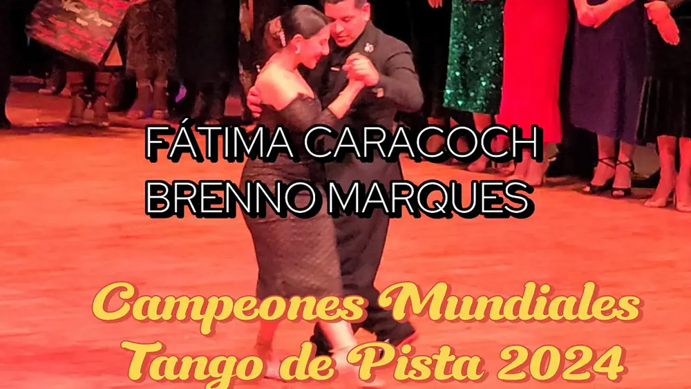 Video thumbnail for FÁTIMA CARACOCH & BRENNO MARQUES || CAMPEONES MUNDIALES DE TANGO DE PISTA 2024 || Bailan: Loca