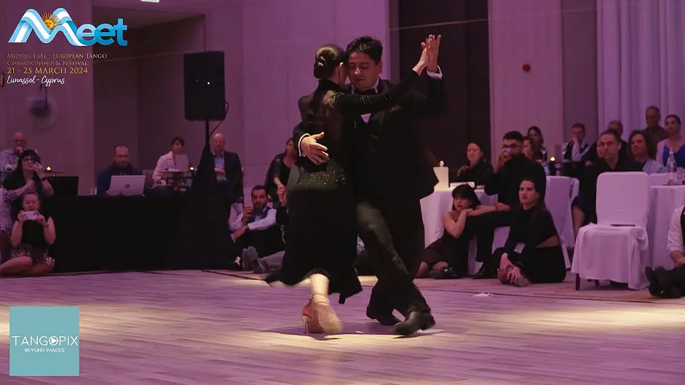 Video thumbnail for MEET TANGO FESTIVAL '24 - Carlos Espinoza & Agustina Piaggio dance Juan D'Arienzo - Sobre el Pucho