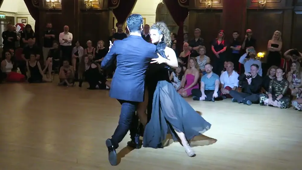 Video thumbnail for Sebastian Jimenez & Agostina Tarchini at London Tango Marathon 2023 4