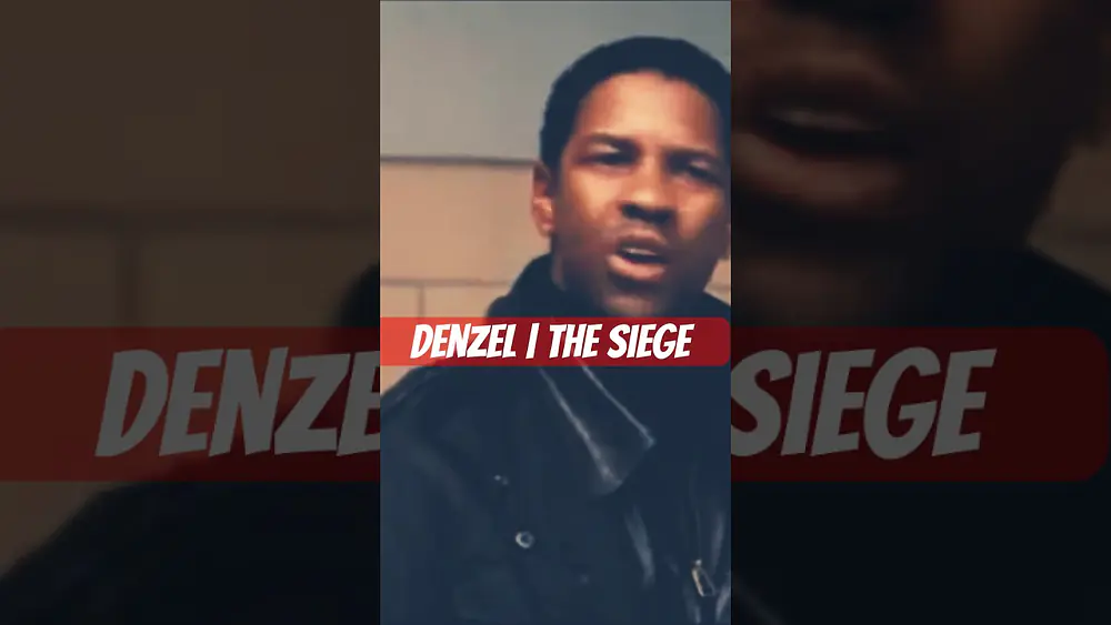 Video thumbnail of Denzel Washington | #thesiege #entertainment #movie