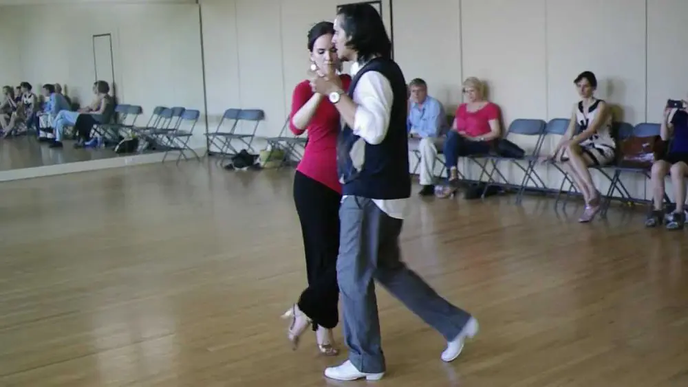 Video thumbnail for "Milonga" class demo by Anabella Diaz-Hojman and Mario Consiglieri at ASTF-2012
