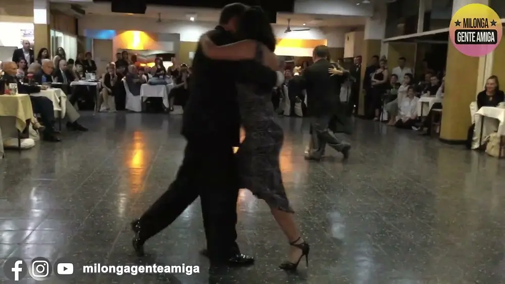 Video thumbnail for Edgardo Balatti y Laura Grandi + Hernan Alvarez Prieto y Daniela Barria  - Milonga Gente Amiga 2000