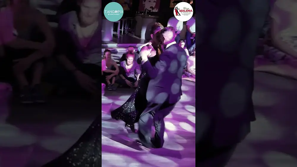 Video thumbnail for MILONGA MALENA '24, GENEVA - Julián Sanchez & Bruna Estellita dance Pabellón de las Rosas