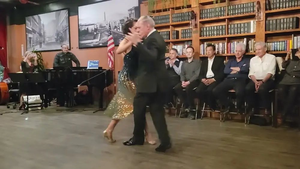 Video thumbnail for Raquel Makow and Pancho Martinez Pey at Milonga Chez Nous on April 13, 2023 (1 of 3)