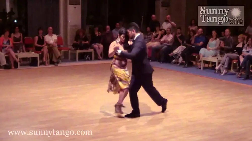 Video thumbnail for Sebastian Jimenez & Maria Ines Bogado 1/4, SUNNY TANGO FESTIVAL 2014, Floreal Ruiz-Por La Vuelta