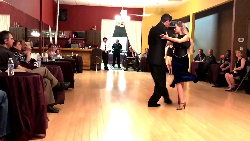 Video thumbnail for Maxi Copello & Maria Cecilia Vicencio, performing at Milonga El Yeite, in Rockville, MD