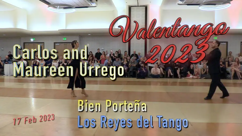 Video thumbnail for Bien Porteña - Los Reyes del Tango - Carlos & Maureen Urrego - ValenTango 2023