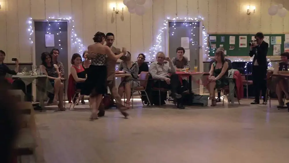 Video thumbnail for Stefania Colina and Juan Martin Carrara, Performance at Tango South London Milonga: nos 2 (Vals)