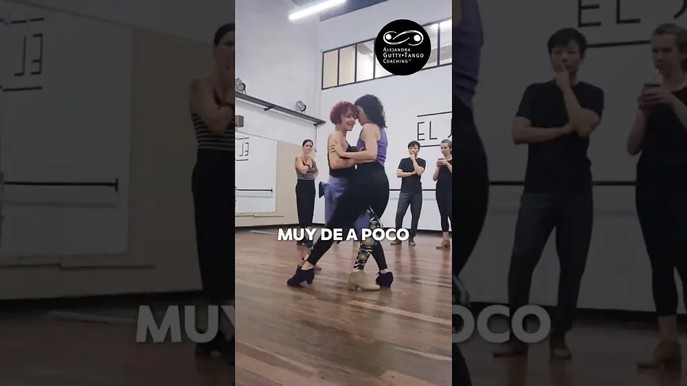 Video thumbnail for Sacada: SINTONÍA FINA by Alejandra Gutty • Tango Coaching®