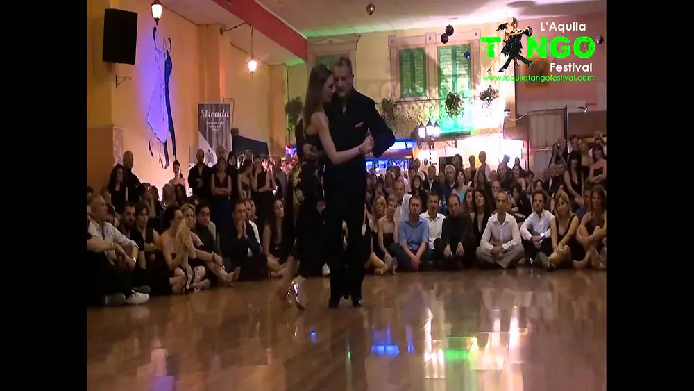 Video thumbnail for Ricardo Barrios y Laura Melo - Milonga 2/4 - International L'Aquila Tango Festival 2013