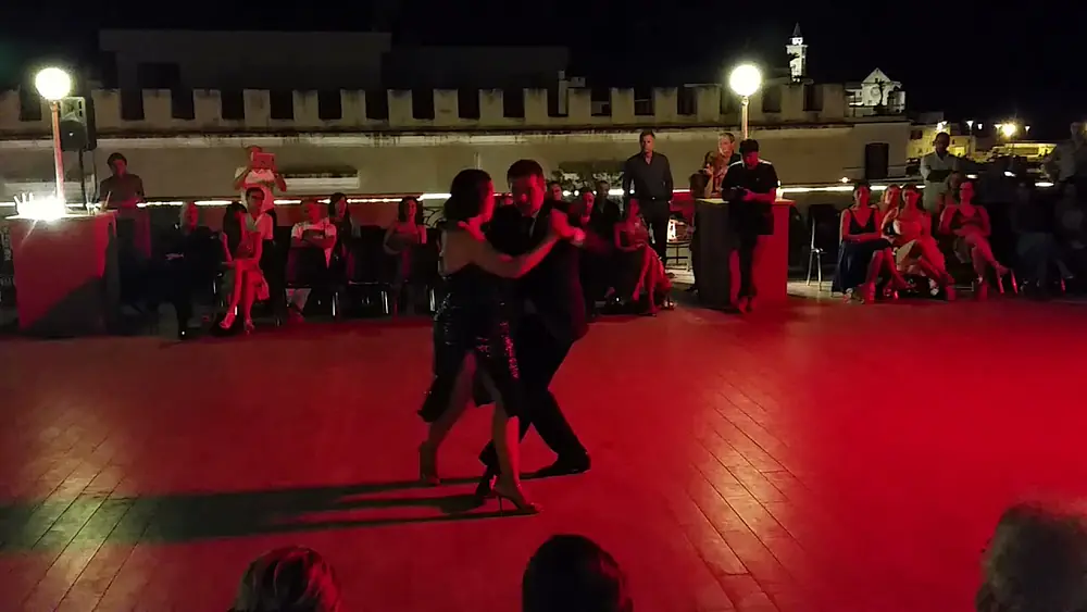 Video thumbnail for Julio Balmaceda y Corina de la Rosa .Tango. Osvaldo Pugliese. July 2015 .Festival de Trani.Italy.