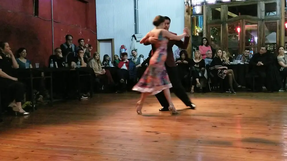 Video thumbnail for Julio Saavedra y Tekla Gogrichiani - performance at Domilonga on 8/11/2019 (3 of 3)