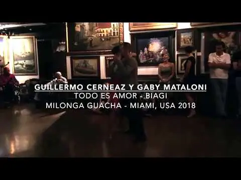 Video thumbnail for Guillermo Cerneaz y Gaby Mataloni  - Milonga Guacha  - Miami, USA 2018 2:4
