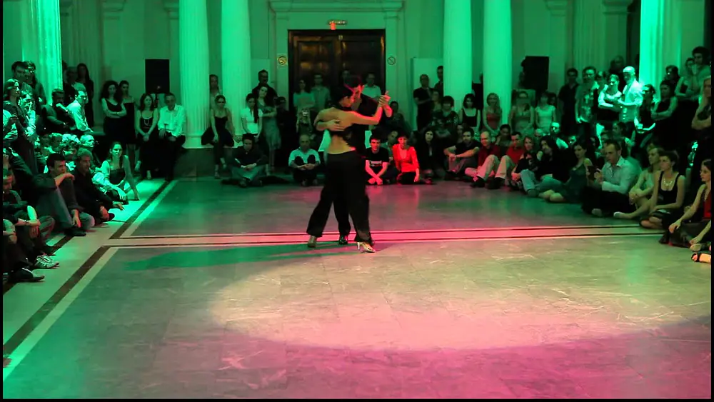 Video thumbnail for Bruno Tombari and Mariangeles Caamaño @ Belgrade Tango Encuentro 2013 (1/4)