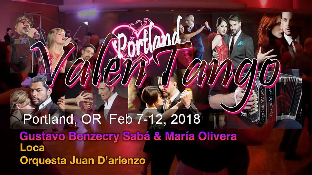 Video thumbnail for Gustavo Benzecry Sabá & María Olivera - Loca - Orquesta Juan D’arienzo - Valentango 2018