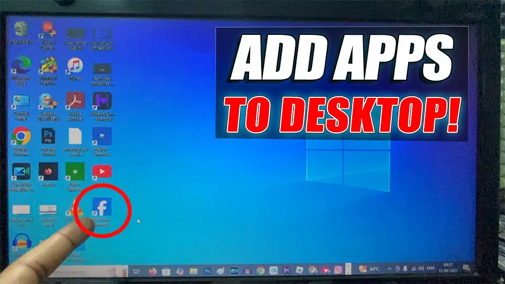 Video thumbnail of how to add microsoft store downloaded apps to desktop?