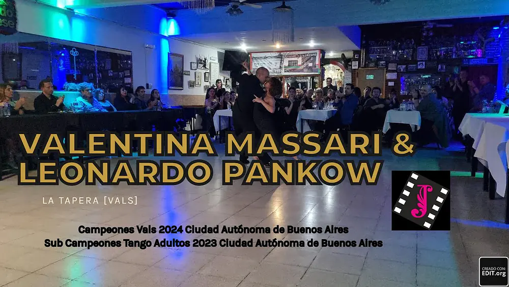 Video thumbnail for VALENTINA MASSARI & LEONARDO PANKOW || La tapera (Edgarddo Donato/ Felix Gutierrez) [Vals]