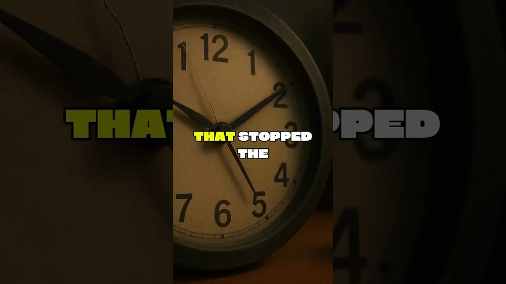 Video thumbnail of He kept the broken clock