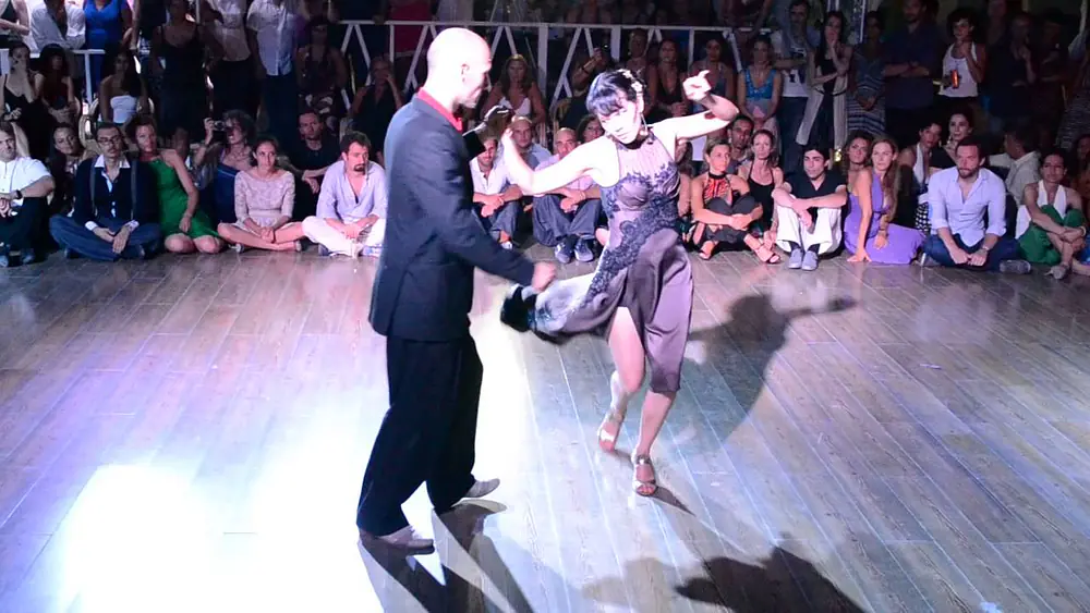 Video thumbnail for Javier Antar-Kara Wenham, Tristeza marina, Salerno tango festival-2013