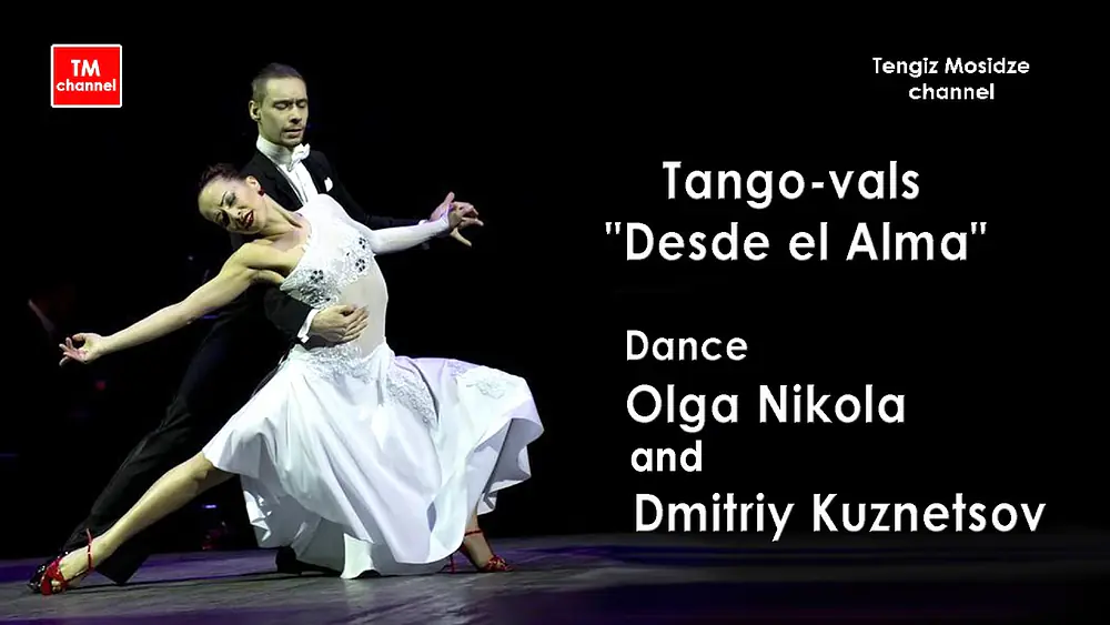 Video thumbnail for Tango-Vals "Desde el Alma".  Olga Nikola and Dmitriy Kuznetsov  with “Solo Tango Orquesta". Танго.