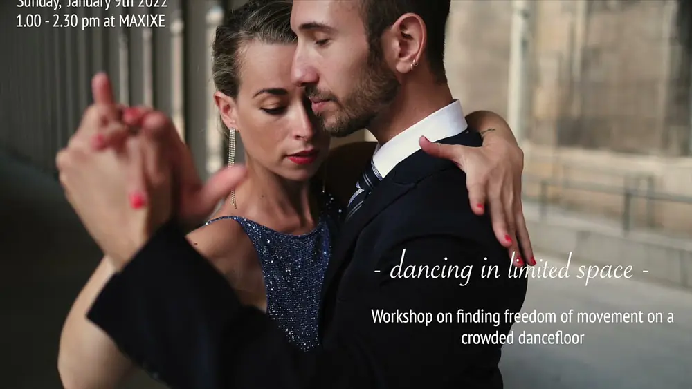 Video thumbnail for Trailer  "Tango in limited space" -  Workshop with Germán Landeira & Rebekka Weckesser