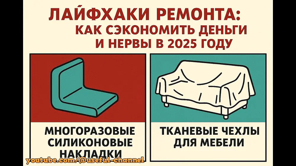 Video thumbnail of 4 гениальных лайфхака для ремонта, которые сэкономят деньги и нервы в 2025 году