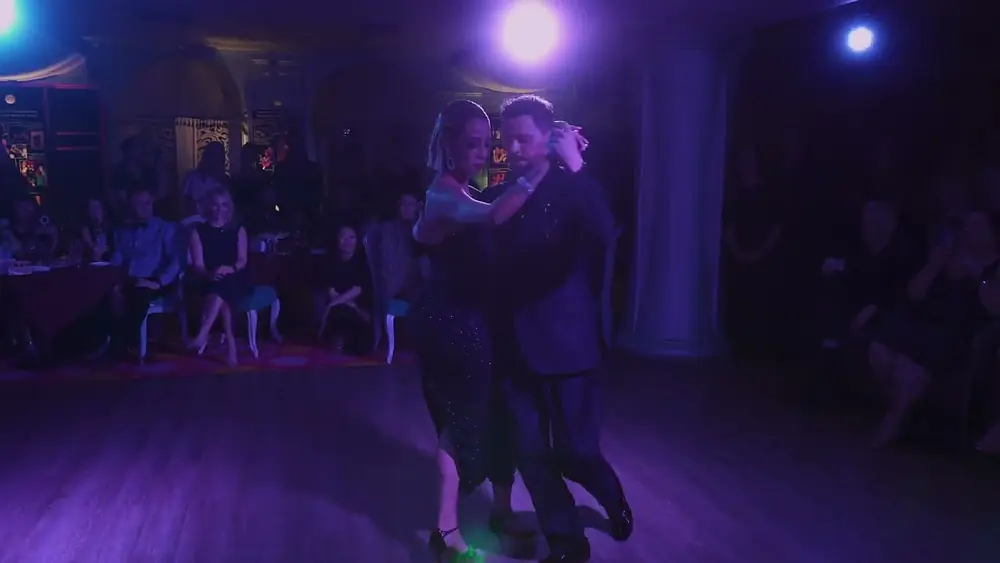 Video thumbnail for Dmitry Vasin & Stefany Ortiz, 4-й танец. Выступление на Peach Fuzz Grand Milonga - 08.03.2024