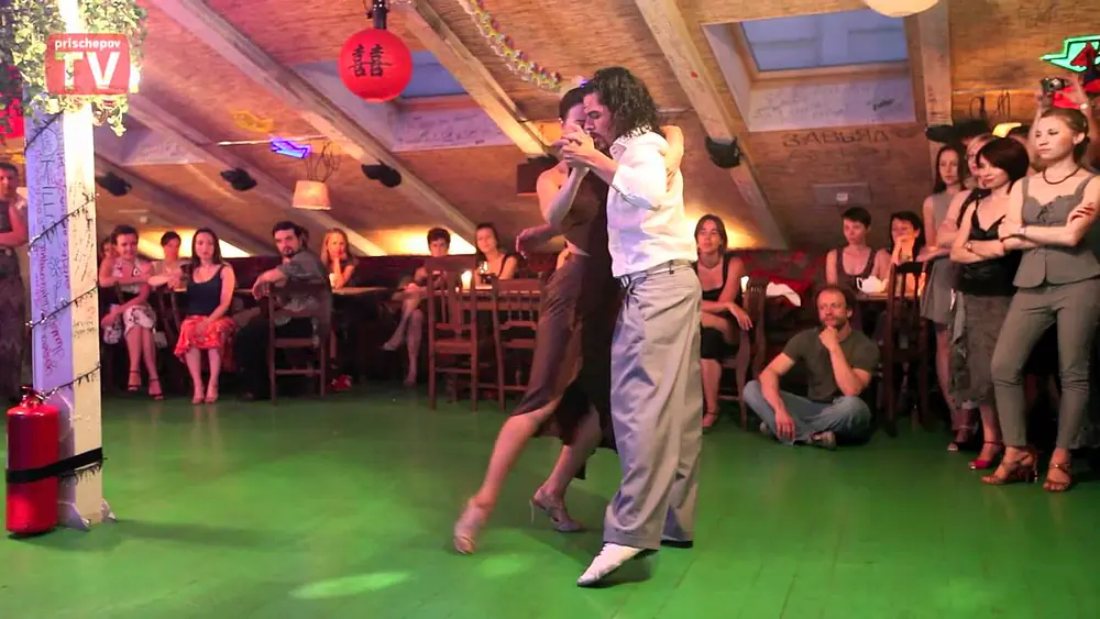 Video thumbnail for Mila Vigdorova & Rodrigo Fonti, Russia, Moscow, Milonga "Na Cherdake", http://prischepov.ru