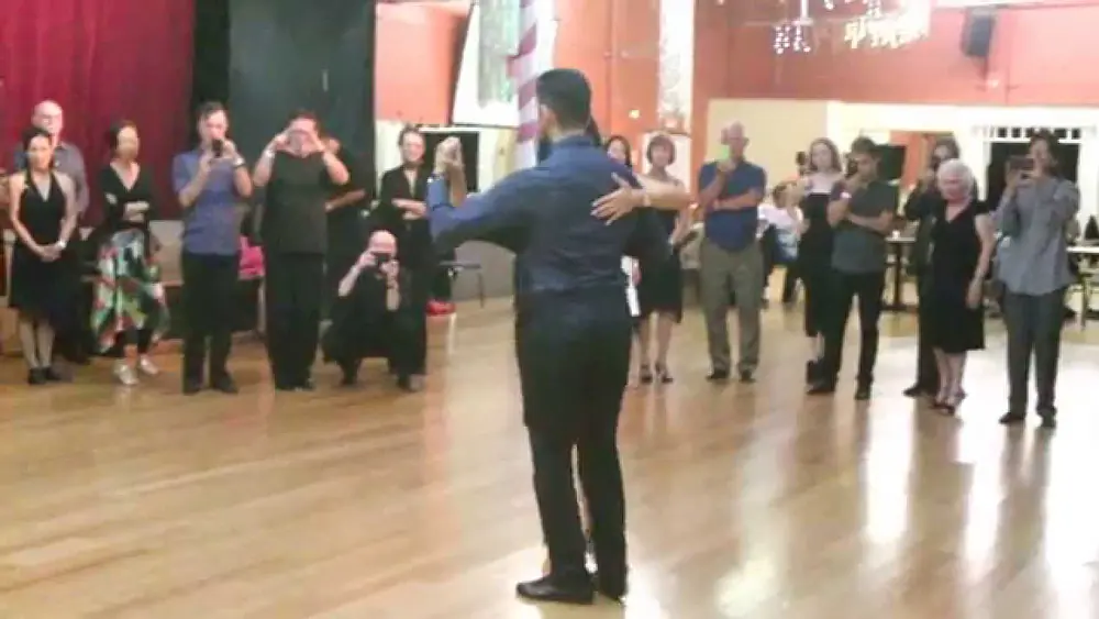 Video thumbnail for Argentine Tango  Triple Sacada--Barrida World Champions  Sebastian Jimenez & Maria Bagado 7-17-2014