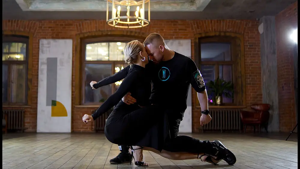 Video thumbnail of Street Tango. Павел Собирай и Александра Анисимова. Jasmine Thompson — I See Fire.