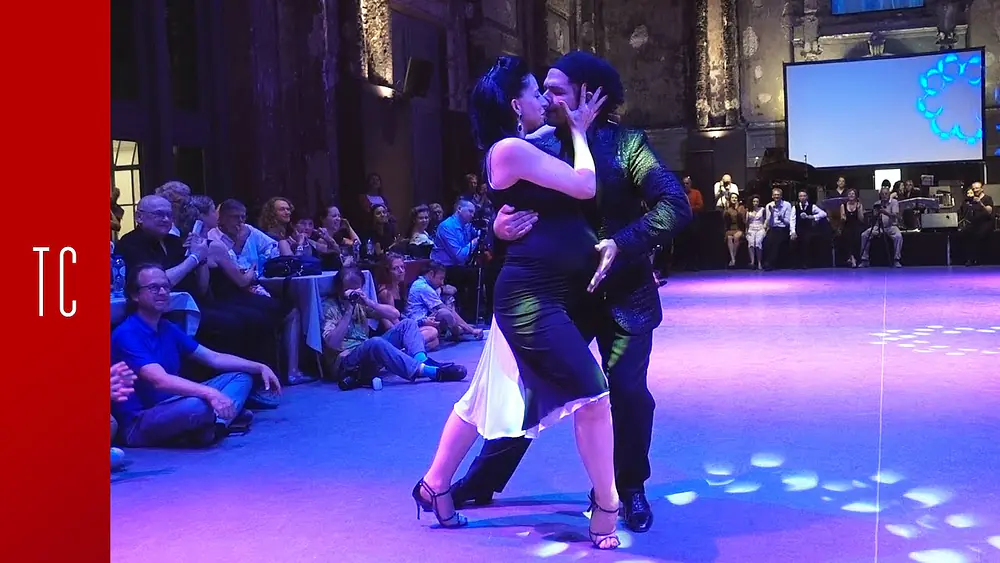 Video thumbnail for Tango: Jimena Hoeffner y Sebastián Arce, Randomly mixed dancers, 9/6/2019, Antwerpen Tango Festival