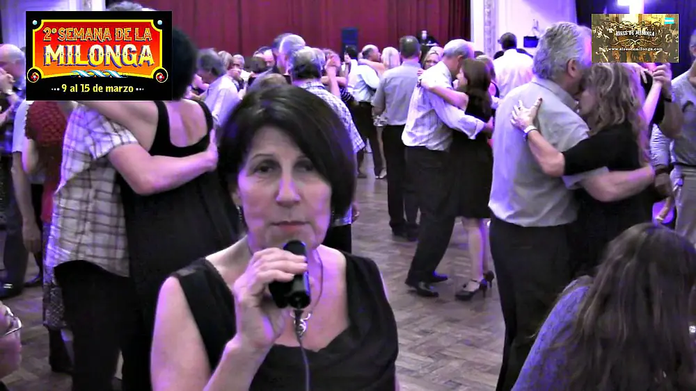 Video thumbnail for Semana de la milonga AOM , Graciela Gonzalez, La Milonguita Tango en Buenos Aires