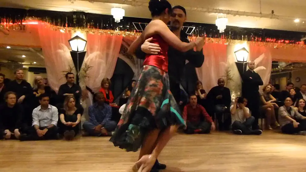 Video thumbnail for Argentine tango performance 1 by Homer and Cristina Ladas at Nocturne, December 21, 2013