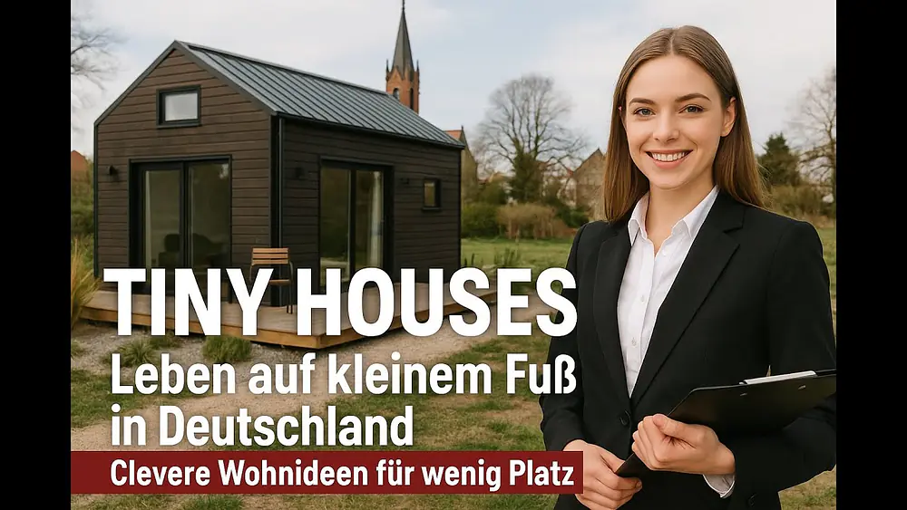 Video thumbnail of Tiny Houses in Deutschland: Minimalistisch wohnen & maximal leben!