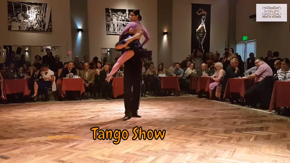 Video thumbnail for Julia Gorin, Jonatan Baez, milonga Parakultural, tango en Salón Canning, Buenos Aires
