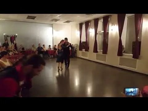 Video thumbnail for Alejandro Marce Herlan(ARG) & Karina "Lilu" Dovbush @ Milonga "El Salon" 2/4