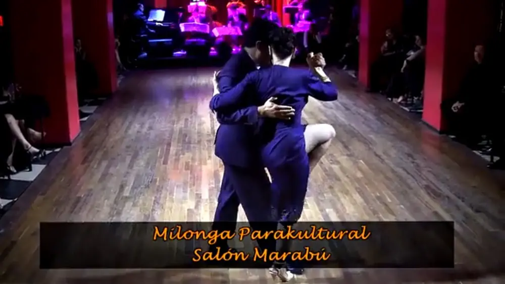 Video thumbnail for Tango baile Andres tanguito Cejas, Genoveva Fernandez, Sans souci, Parakultural, Salon Marabu 2023